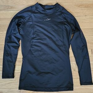 Alpinestars Mens Baselayer Top Motorcycle Racing Black Compression XL Slim Fit